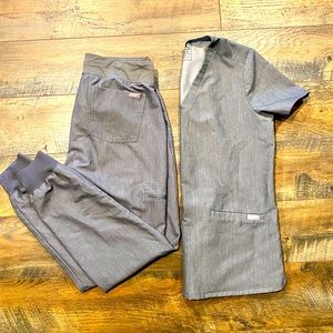 Figs Graphite Scrub Set Womens